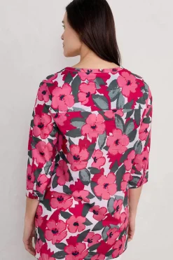 Women Seasalt Cornwall Aventurier Printed Cotton Tunic (Gots)