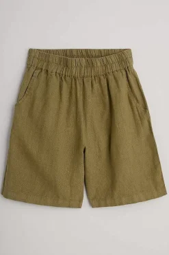Women Seasalt Cornwall Aviso Wide Leg Linen Shorts