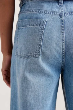 Women Seasalt Cornwall Barnes Organic Cotton Denim Crops