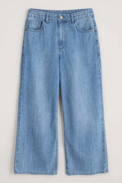 Women Seasalt Cornwall Barnes Organic Cotton Denim Crops