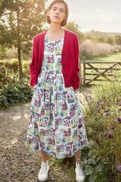 Women Seasalt Cornwall Belle Fit-And-Flare Midi Dress