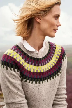 Women Seasalt Cornwall Berlewen Fair Isle Jumper
