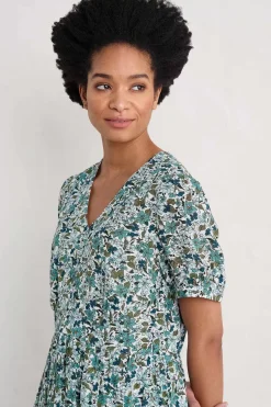 Women Seasalt Cornwall Birch Leaf Midaxi Tea Dress