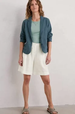 Women Seasalt Cornwall Blinker Linen Blazer