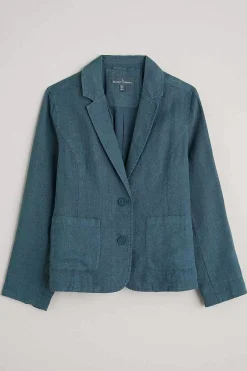 Women Seasalt Cornwall Blinker Linen Blazer