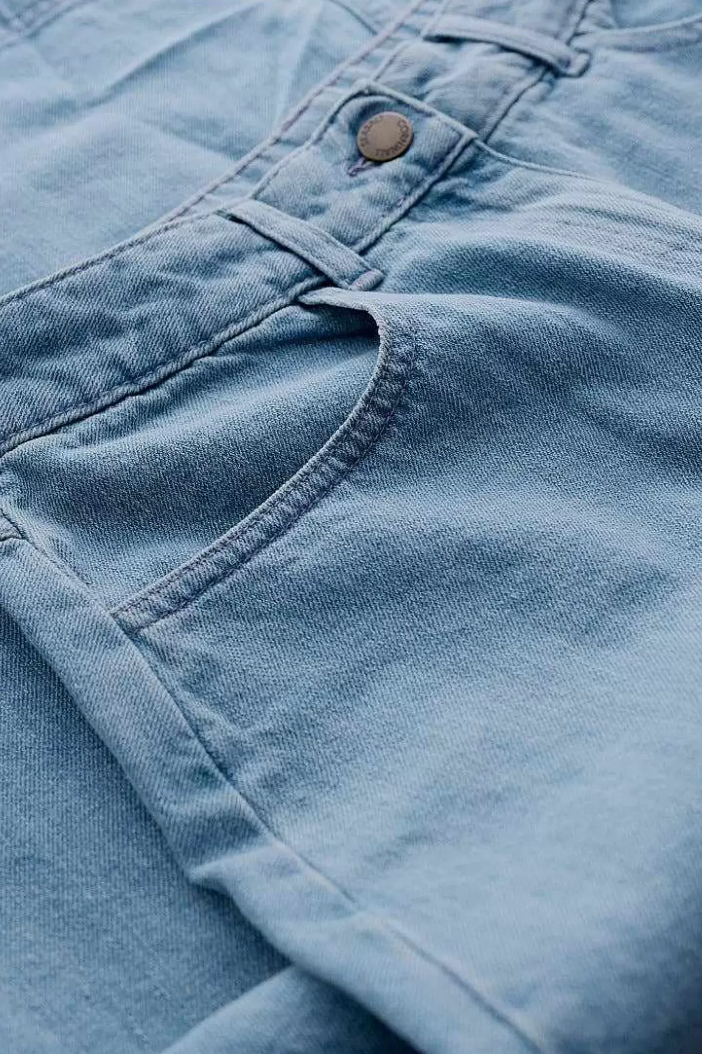 Women Seasalt Cornwall Bowline Denim Midi Skirt