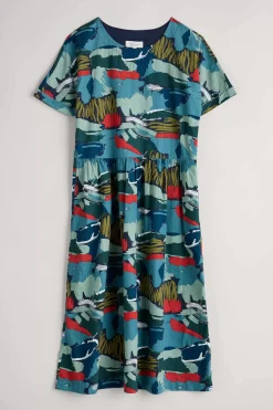 Women Seasalt Cornwall Brouse Organic Cotton Dress (Gots)