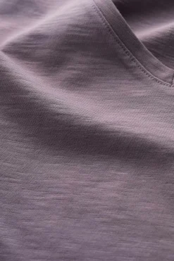 Women Seasalt Cornwall Burdock Organic Cotton V-Neck T-Shirt (Gots)