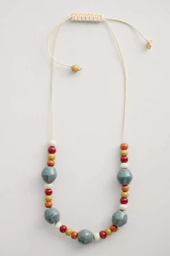 Women Seasalt Cornwall Canna Ceramic Bead Necklace