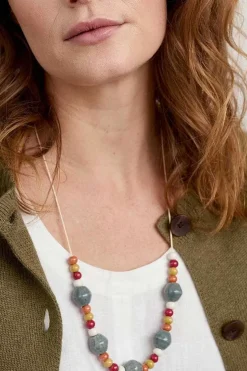 Women Seasalt Cornwall Canna Ceramic Bead Necklace