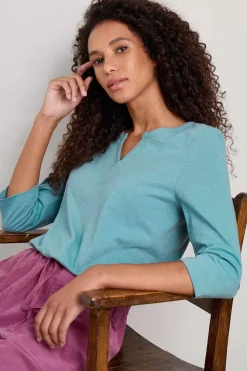 Women Seasalt Cornwall Carlyon Organic Cotton Top (Gots)