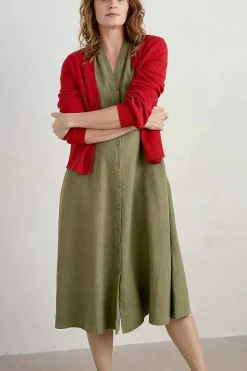 Women Seasalt Cornwall Carved Wood Midi Dress