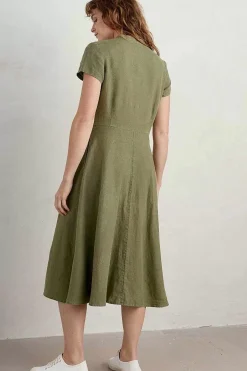 Women Seasalt Cornwall Carved Wood Midi Dress