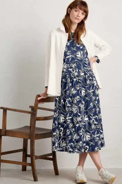 Women Seasalt Cornwall Cladonia Long Sleeve Jersey Dress