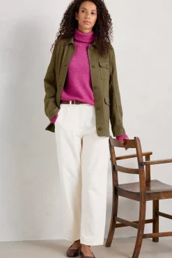 Women Seasalt Cornwall Cloud Chasing Roll Neck Jumper