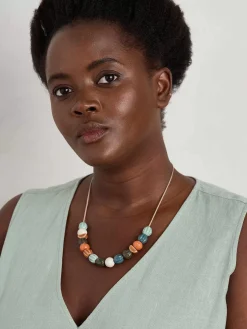 Women Seasalt Cornwall Conifer Ceramic Bead Necklace