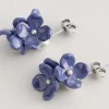 Women Seasalt Cornwall Corsage Flower Bead Earrings