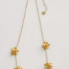 Women Seasalt Cornwall Corsage Flower Chain Necklace
