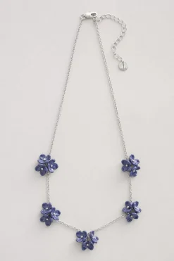 Women Seasalt Cornwall Corsage Flower Chain Necklace