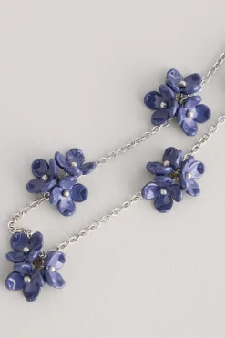 Women Seasalt Cornwall Corsage Flower Chain Necklace
