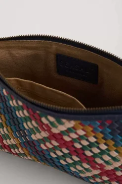 Women Seasalt Cornwall Crenvor Woven Leather Cross Body Bag