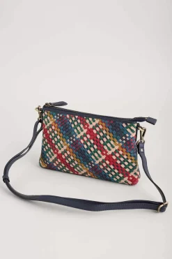 Women Seasalt Cornwall Crenvor Woven Leather Cross Body Bag