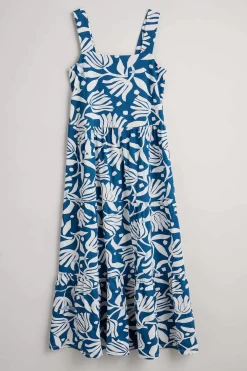 Women Seasalt Cornwall Deep Water Tiered Dress
