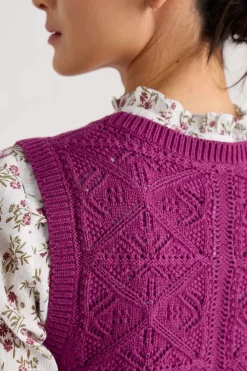 Women Seasalt Cornwall Doe Path Knitted Vest