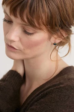 Women Seasalt Cornwall Dot Moth Stud Earrings