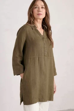 Women Seasalt Cornwall Early Sun Linen Tunic