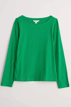 Women Seasalt Cornwall Easel Long Sleeve Jersey Top (Gots)