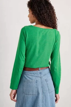 Women Seasalt Cornwall Easel Long Sleeve Jersey Top (Gots)