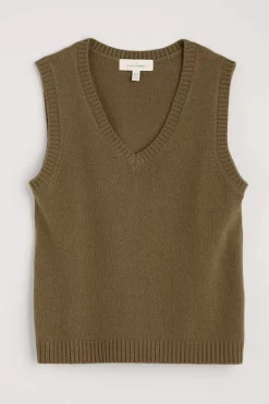 Women Seasalt Cornwall East View V-Neck Knitted Vest