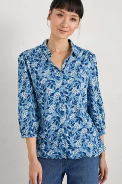 Women Seasalt Cornwall Embrace 3/4 Sleeve Jersey Shirt