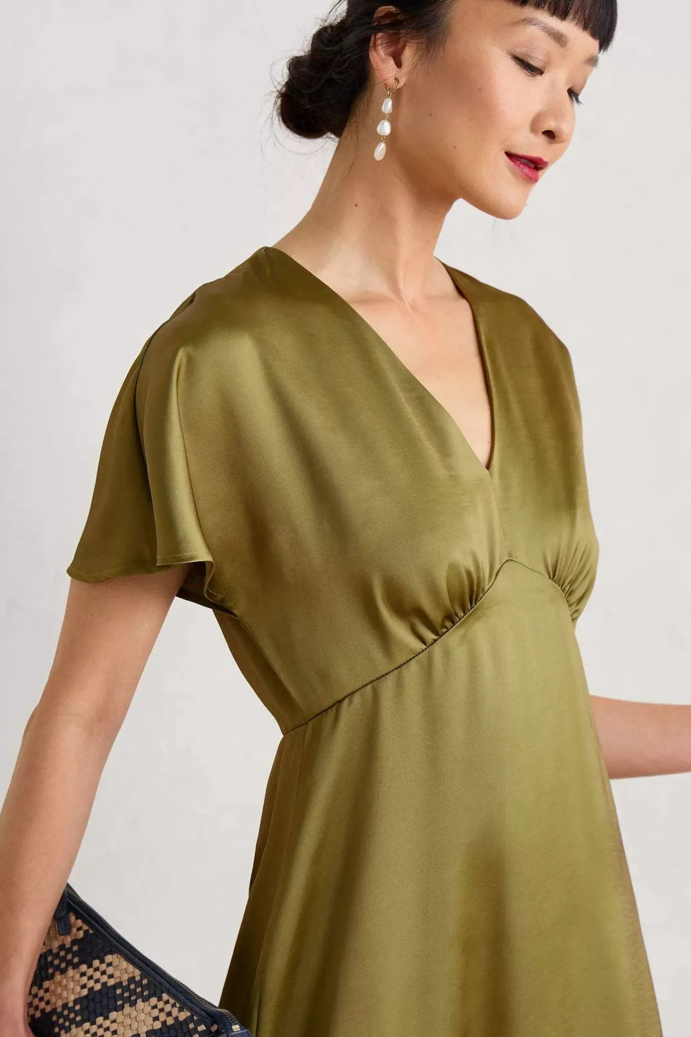 Women Seasalt Cornwall Evenglow Satin Dress