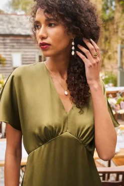 Women Seasalt Cornwall Evenglow Satin Dress