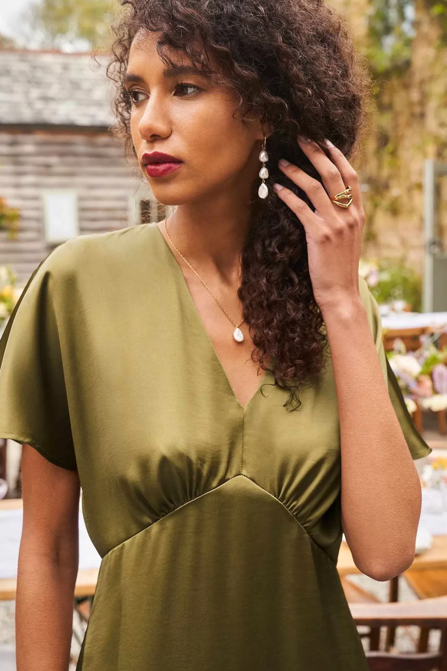 Women Seasalt Cornwall Evenglow Satin Dress