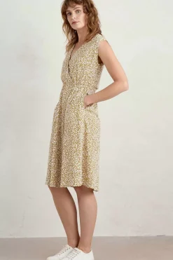 Women Seasalt Cornwall Faye Sleeveless Mock Wrap Dress