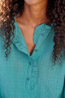 Women Seasalt Cornwall Feather Star Checked Top