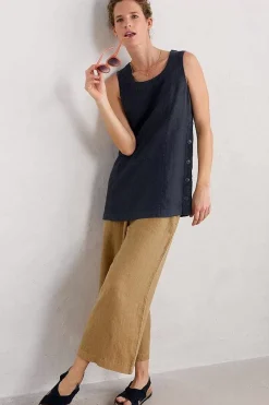 Women Seasalt Cornwall Foredune Linen Vest