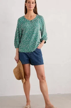 Women Seasalt Cornwall Garlanding Jersey Top
