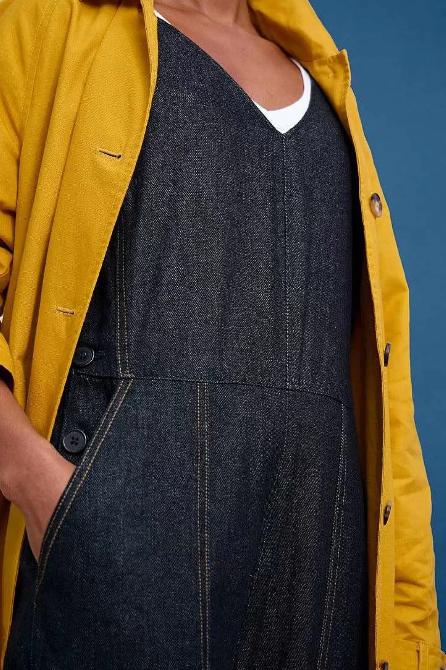 Women Seasalt Cornwall Gilley Denim Dungarees