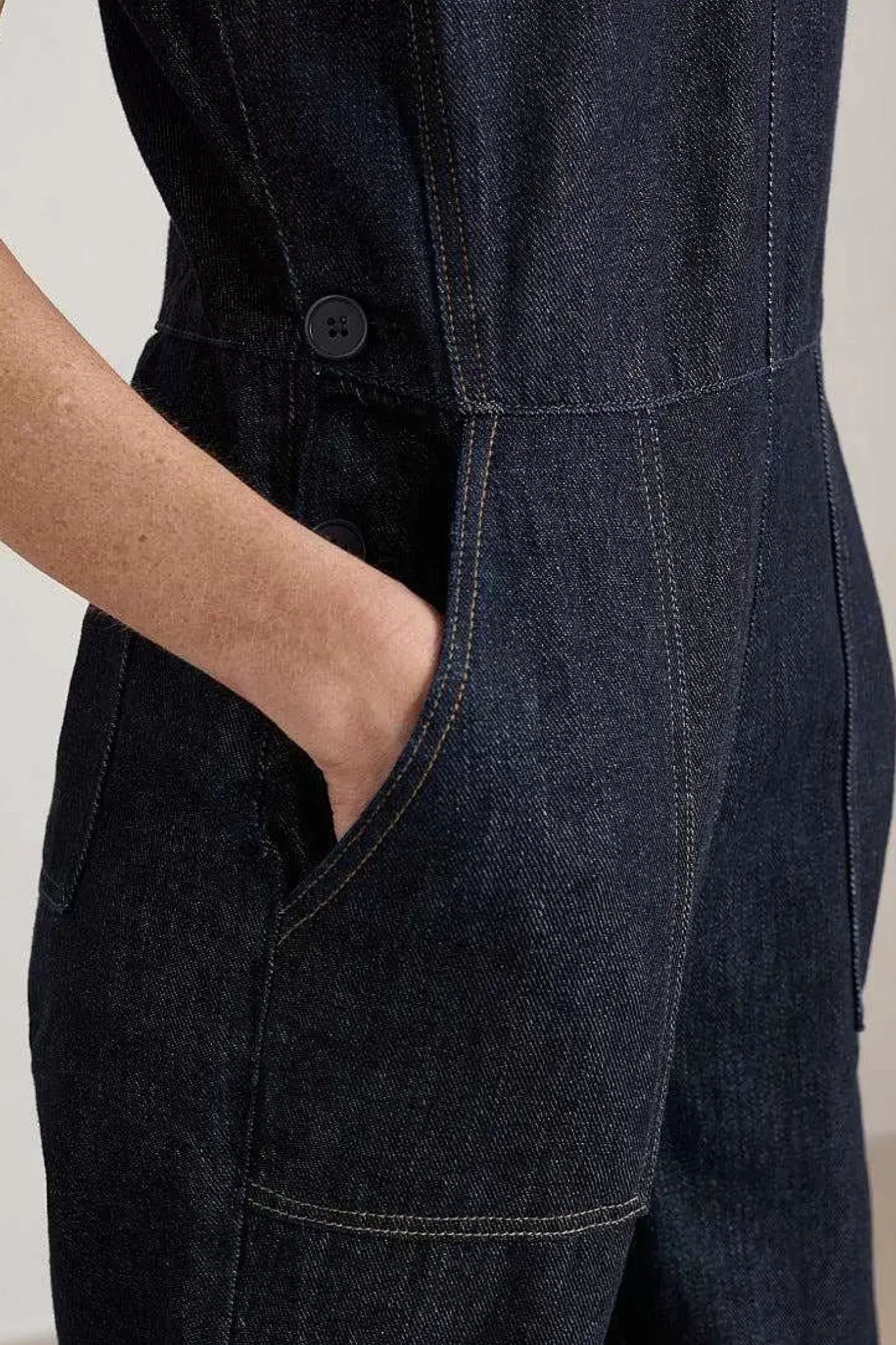 Women Seasalt Cornwall Gilley Denim Dungarees