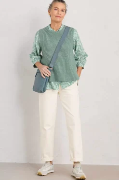 Women Seasalt Cornwall Gull Rising Knitted Vest