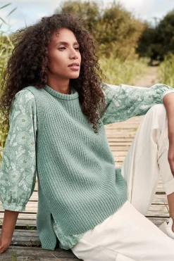 Women Seasalt Cornwall Gull Rising Knitted Vest