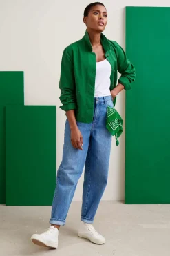 Women Seasalt Cornwall Honeydew Barrel Leg Jeans