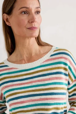 Women Seasalt Cornwall Knavock Striped Jumper