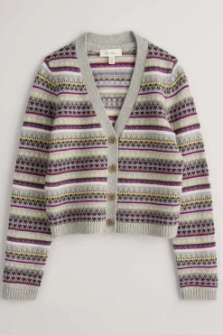 Women Seasalt Cornwall Lamorna Lane Fair Isle Cardigan