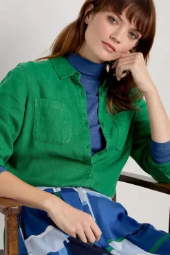 Women Seasalt Cornwall Landing Roll Neck Top (Gots)