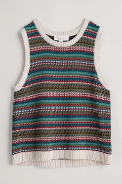 Women Seasalt Cornwall Little Grebe Fair Isle Vest